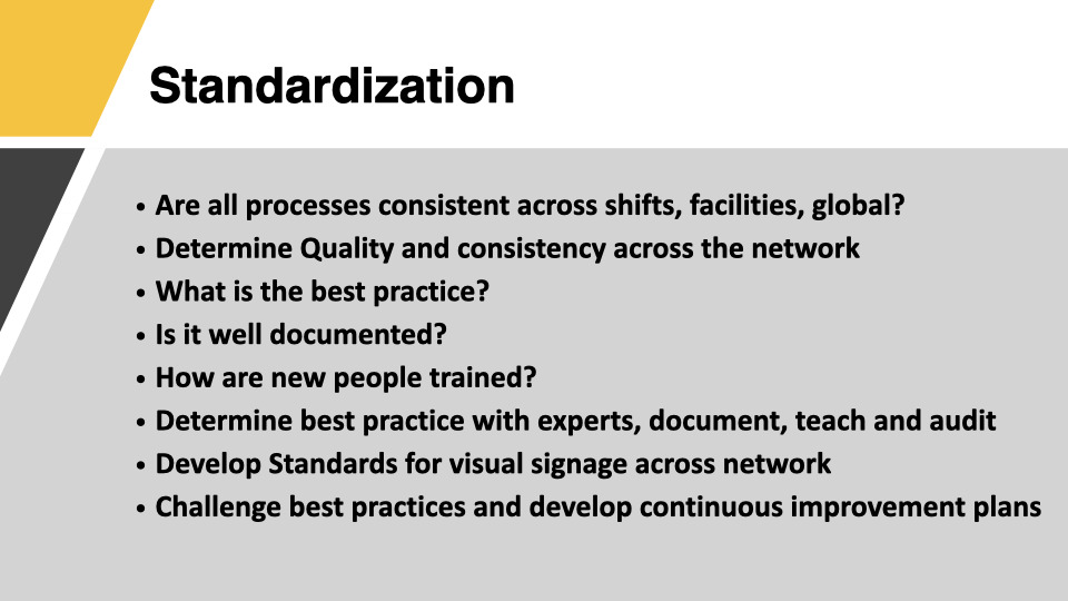Standardization